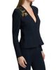 Chiara Boni La Petite Robe Women's Momby Embellished Collarless Blazer - 4