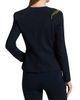 Chiara Boni La Petite Robe Women's Momby Embellished Collarless Blazer - 5