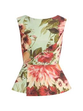 Chiara Boni La Petite Robe Women's Oliwia Floral Peplum Top