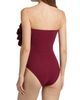 Chiara Boni La Petite Robe Women's Panai RC Sequined Rosette Strapless One-Piece Swimsuit - 4