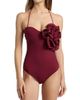 Chiara Boni La Petite Robe Women's Panai RC Sequined Rosette Strapless One-Piece Swimsuit - 5