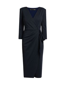 Chiara Boni La Petite Robe Women's Ruzur Wrap Cocktail Midi-Dress