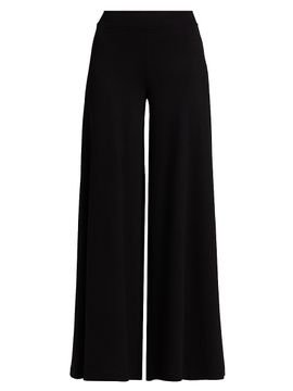Chiara Boni La Petite Robe Women's Skyn Relaxed-Fit Wool-Blend Pants
