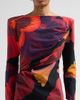 Chiara Boni La Petite Robe Women's Soleo Floral Draped Long-Sleeve Gown - 5