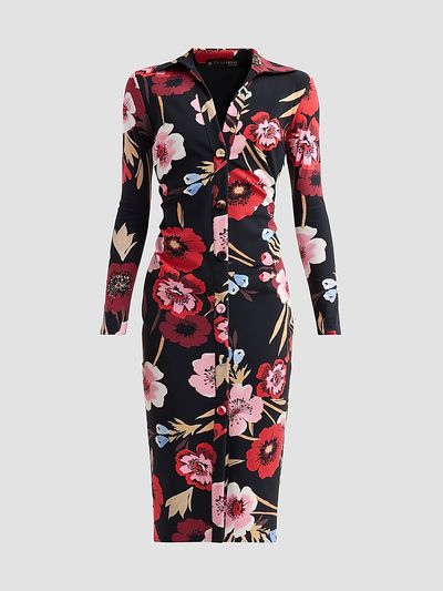 Chiara Boni La Petite Robe Women's Taima Jersey Knee-Length Shirtdress