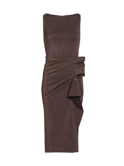 Chiara Boni La Petite Robe Women's Tradrum Metallic Jersey Midi-Dress