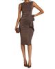 Chiara Boni La Petite Robe Women's Tradrum Metallic Jersey Midi-Dress - 3