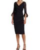 Chiara Boni La Petite Robe Women's Triana Lace-Sleeve Midi-Dress - 3
