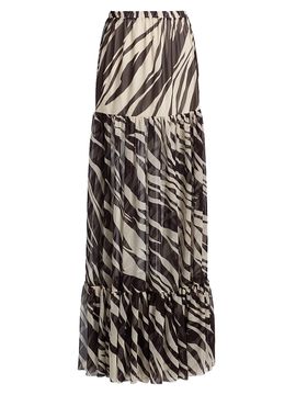 Chiara Boni La Petite Robe Women's Usmania Printed Maxi Skirt
