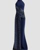 Chiara Boni La Petite Robe Women's Virgo Sequined High Neck Gown - 1