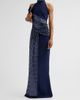 Chiara Boni La Petite Robe Women's Virgo Sequined High Neck Gown - 2