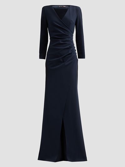 Chiara Boni La Petite Robe Women's Wiesa Gathered Long-Sleeve Gown