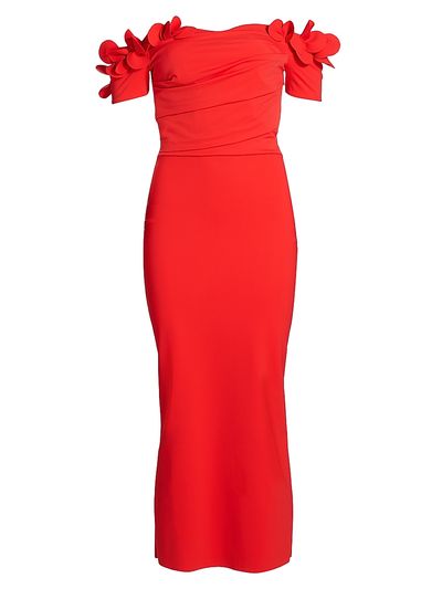 Chiara Boni La Petite Robe Women's Yiana Off-The-Shoulder Midi-Dress