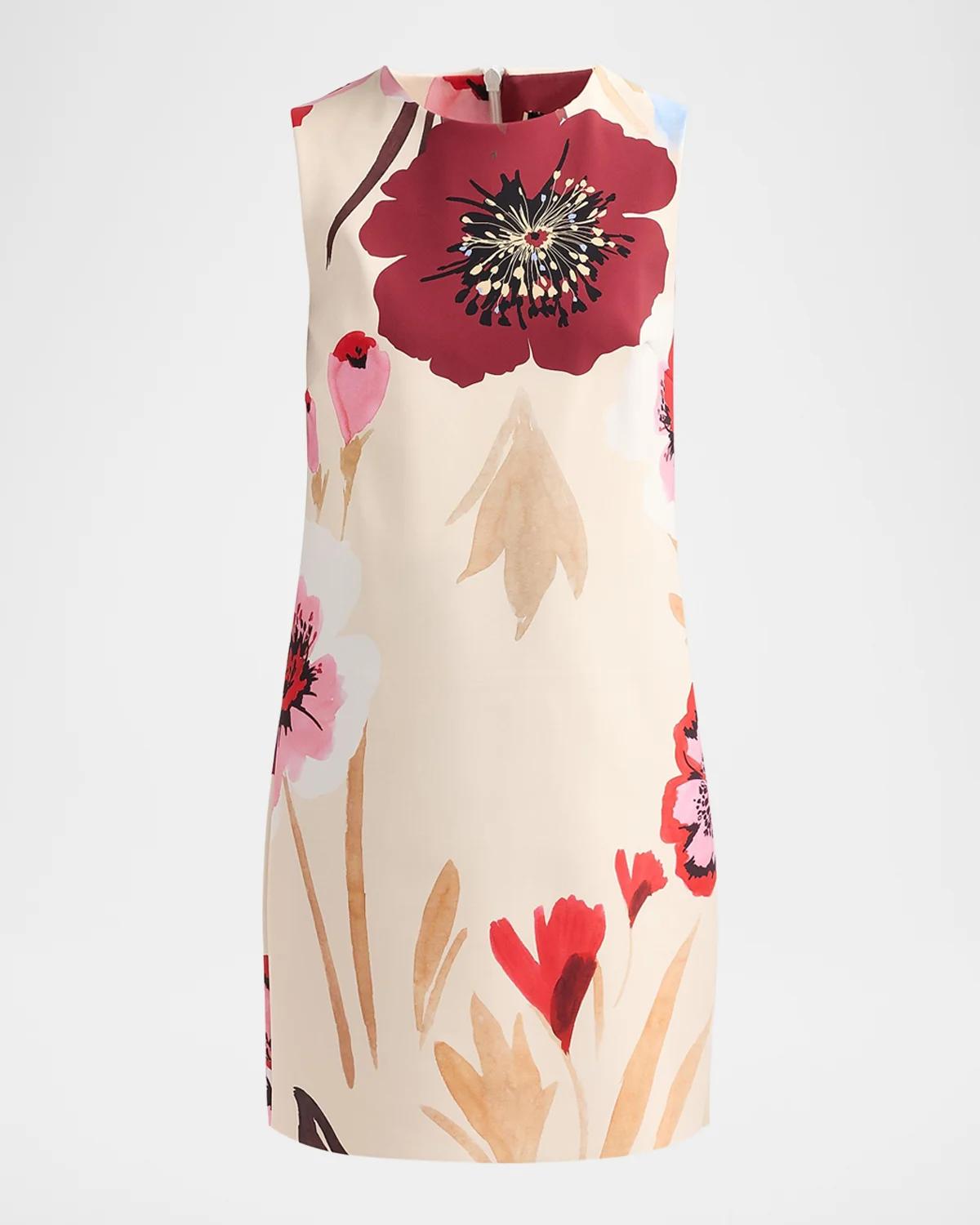 Chiara Boni La Petite Robe Yeon Floral Shift Mini Dress