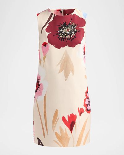 Chiara Boni La Petite Robe Yeon Floral Shift Mini Dress