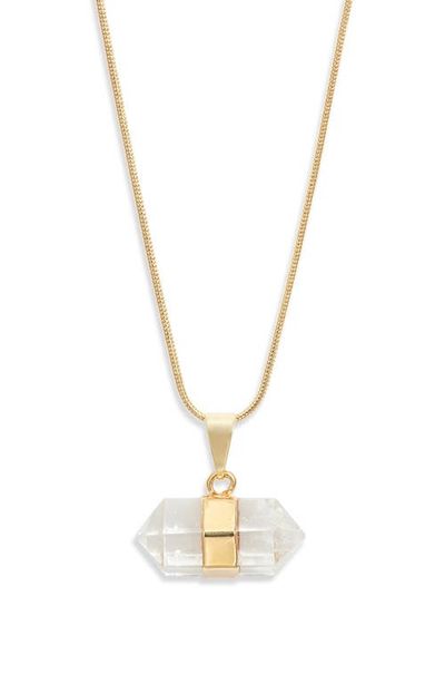 Child of Wild Child of Wild Ancient Wisdom Quartz Pendant Necklace