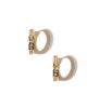 Child of Wild Child of Wild Bronte Cubic Zirconia Huggie Hoop Earrings - 3