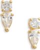 Child of Wild Child of Wild Dew Drop Cubic Zirconia Stud Earrings - 1