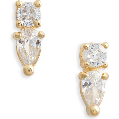 Child of Wild Child of Wild Dew Drop Cubic Zirconia Stud Earrings