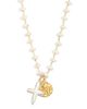 Child of Wild Child of Wild El Mar Imitation Pearl Cross Necklace - 1