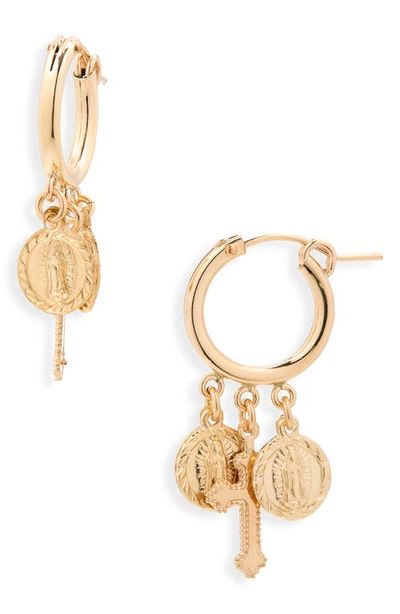 Child of Wild Child of Wild Hail Mary Charm Drop Earrings