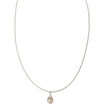 Child of Wild Child of Wild Little Falls Sterling Silver Herkimer Diamond Collar Necklace 
