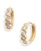 Child of Wild Child of Wild Loxley Cubic Zirconia Huggie Hoop Earrings - 1