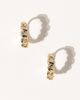 Child of Wild Child of Wild Loxley Cubic Zirconia Huggie Hoop Earrings - 3