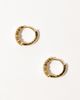 Child of Wild Child of Wild Loxley Cubic Zirconia Huggie Hoop Earrings - 4