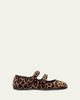Childrenchic Girl's Carla Animal-Print Mary Jane Ballerina Flats, Toddler/Kids - 1