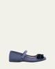 Childrenchic Girl's Penelope Canvas Mary Jane Ballerina Flats, Toddlers/Kids - 1