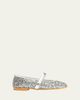 Childrenchic Girl's Stella Glitter Mary Jane Ballerina Flats, Toddler/Kids - 1