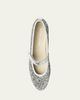 Childrenchic Girl's Stella Glitter Mary Jane Ballerina Flats, Toddler/Kids - 3