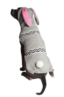 Chilly Dog Chilly Dog Bunny Hoodie Dog Sweater
