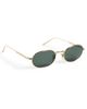 Chimi Chimi Titan Oval Sunglasses Gold One - 1