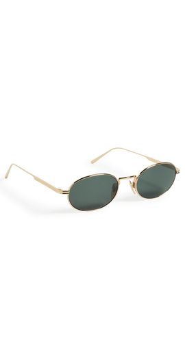 Chimi Chimi Titan Oval Sunglasses Gold One