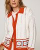 Chinti & Parker 100% Cotton Crochet Cardigan - 1