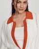 Chinti & Parker 100% Cotton Crochet Cardigan - 7