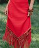 Chinti & Parker Beaded Fringe Skirt - 3