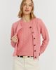 Chinti & Parker Chinti & Parker Pure Cashmere Cabled Crew Neck Cardigan - 1