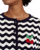 Chinti & Parker Chinti & Parker Women's Cotton Cherry Crochet Cardigan - 4