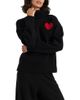 Chinti & Parker Chinti & Parker Women's Merino Heart Rollneck Sweater - 1