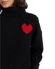 Chinti & Parker Chinti & Parker Women's Merino Heart Rollneck Sweater - 2