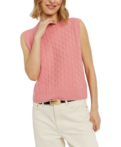 Chinti & Parker Chinti & Parker Women's Pure Cashmere Cabled Tank