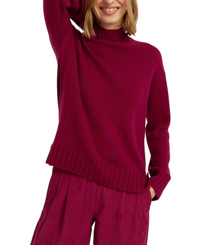 Chinti & Parker Chinti & Parker Women's Pure Cashmere Funnel Neck Sweater
