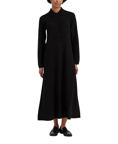 Chinti & Parker Chinti & Parker Women's Wool-Cashmere A-Line Polo Dress