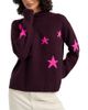 Chinti & Parker Chinti & Parker Women's Wool-Cashmere Blend Star Roll Neck Sweater - 1