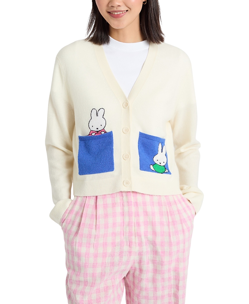 Chinti & Parker Chinti & Parker Women's Wool-Cashmere Miffy Pocket Play Cardigan