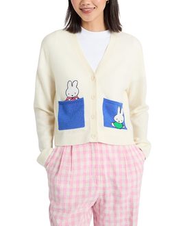 Chinti & Parker Chinti & Parker Women's Wool-Cashmere Miffy Pocket Play Cardigan