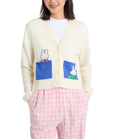 Chinti & Parker Chinti & Parker Women's Wool-Cashmere Miffy Pocket Play Cardigan